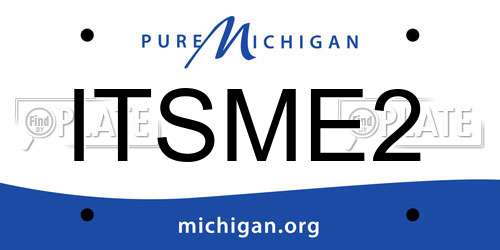 ITSME2 Michigan License Plate