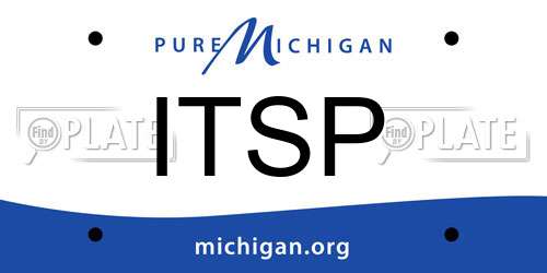 ITSP Michigan License Plate