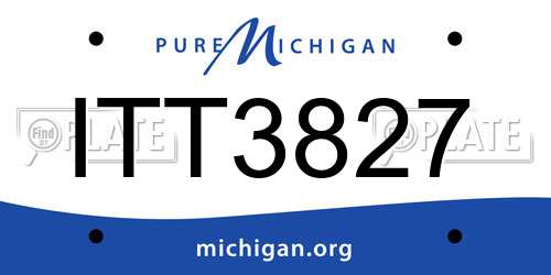 ITT3827 Michigan License Plate