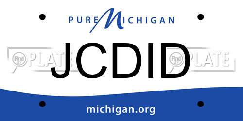 JCDID Michigan License Plate