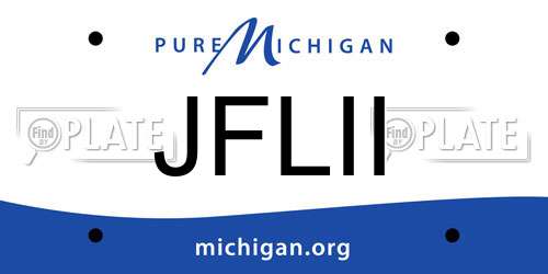JFLII Michigan License Plate