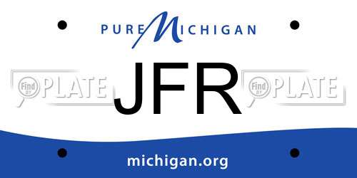 JFR Michigan License Plate