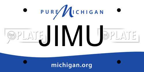 JIMU Michigan License Plate