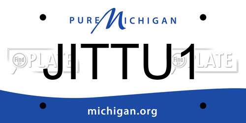 JITTU1 Michigan License Plate