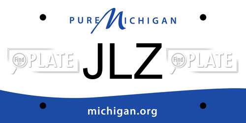 JLZ Michigan License Plate