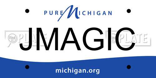 JMAGIC Michigan License Plate