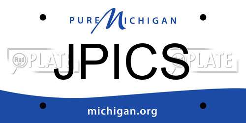 JPICS Michigan License Plate