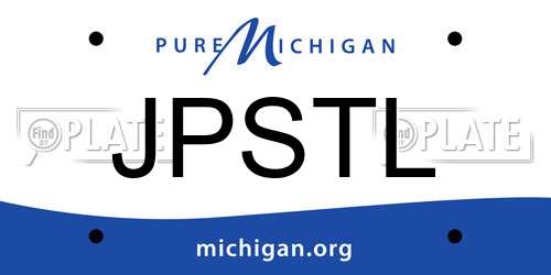 JPSTL Michigan License Plate
