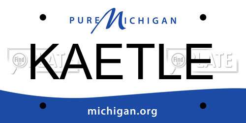 KAETLE Michigan License Plate