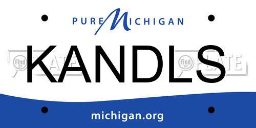 KANDLS Michigan License Plate