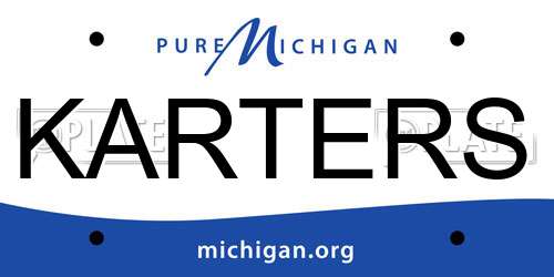 KARTERS Michigan License Plate
