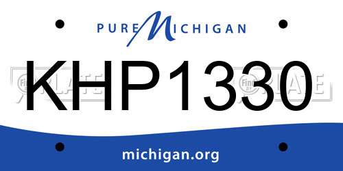 KHP1330 Michigan License Plate