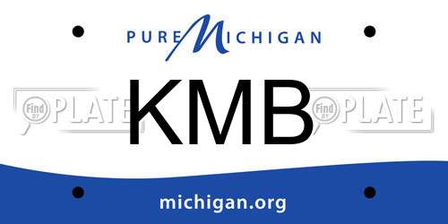 KMB Michigan License Plate