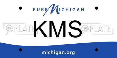 KMS Michigan License Plate