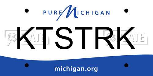 KTSTRK Michigan License Plate
