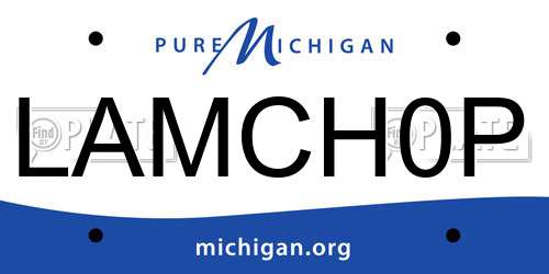 LAMCH0P Michigan License Plate