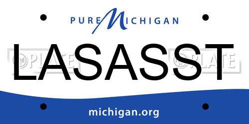 LASASST Michigan License Plate