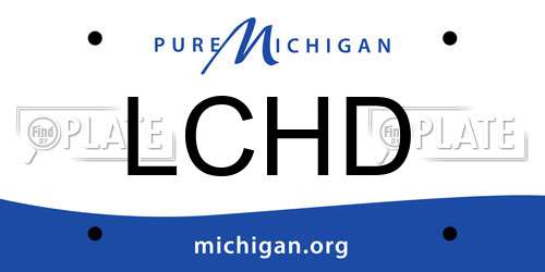 LCHD Michigan License Plate