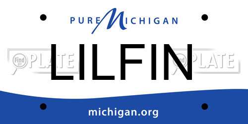 LILFIN Michigan License Plate