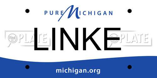 LINKE Michigan License Plate