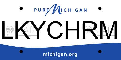 LKYCHRM Michigan License Plate