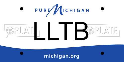 LLTB Michigan License Plate