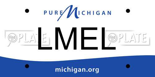 LMEL Michigan License Plate