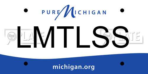 LMTLSS Michigan License Plate