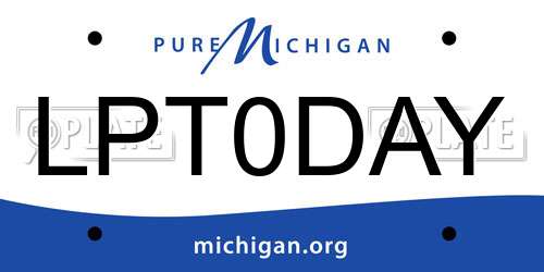 LPT0DAY Michigan License Plate