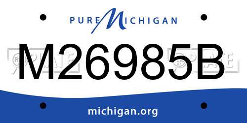 M26985B Michigan License Plate