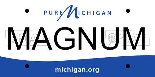 MAGNUM Michigan License Plate
