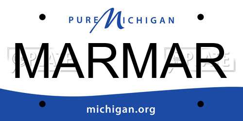 MARMAR Michigan License Plate