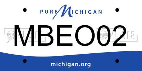 MBEO02 Michigan License Plate