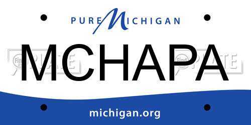 MCHAPA Michigan License Plate