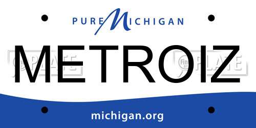 METROIZ Michigan License Plate