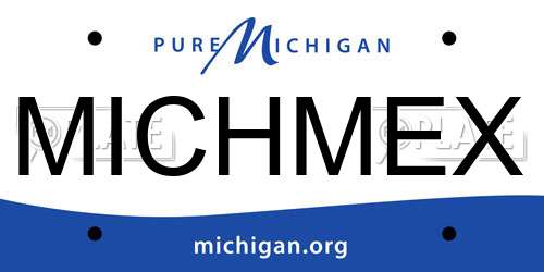 MICHMEX Michigan License Plate