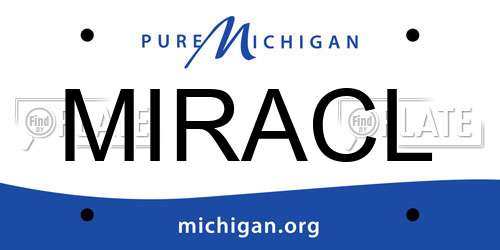 MIRACL Michigan License Plate