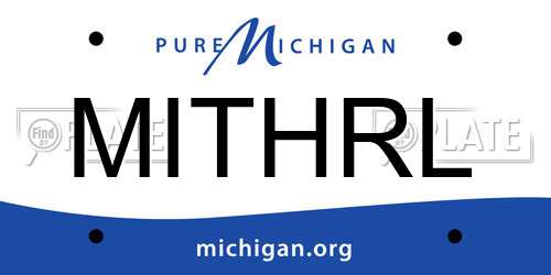MITHRL Michigan License Plate