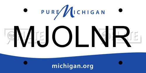 MJOLNR Michigan License Plate