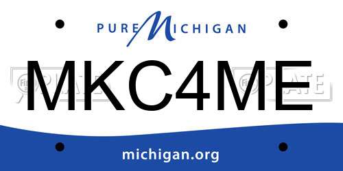 MKC4ME Michigan License Plate