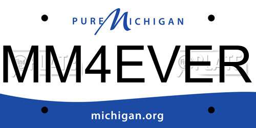 MM4EVER Michigan License Plate