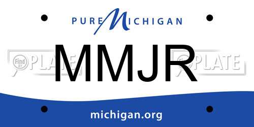 MMJR Michigan License Plate