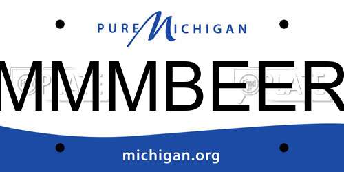 MMMBEER Michigan License Plate