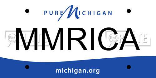 MMRICA Michigan License Plate