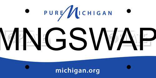 MNGSWAP Michigan License Plate