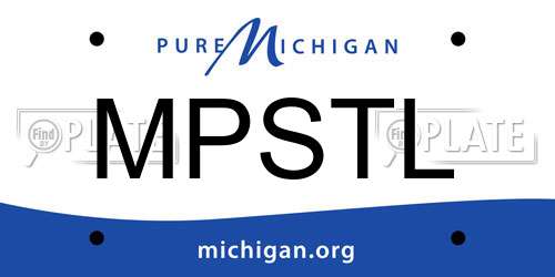 MPSTL Michigan License Plate