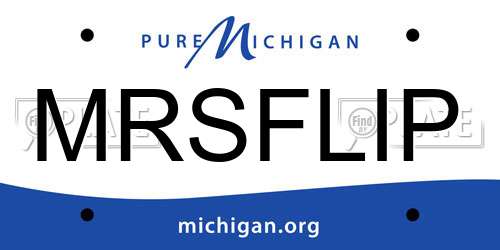 MRSFLIP Michigan License Plate