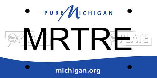MRTRE Michigan License Plate