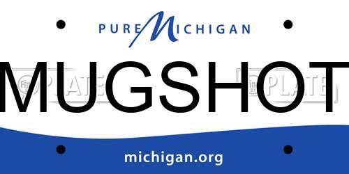 MUGSHOT Michigan License Plate