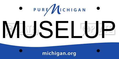 MUSELUP Michigan License Plate